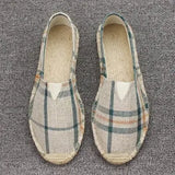 Size 35-45 Women Sewing Flax Shoes Slip on Loafers Casual Shoes Woman Espadrilles Hemp Canvas Flat