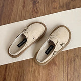 Women's Closed Toe Slippers 2023 New Mules Cotton Breathable Flat Sandals Outdoor Casual Shoes Soft Sole Comfort Ladies