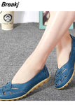 Women Shoes 2023 New Arrival Flat Shoes Women Hollow Loafer Ballerina Flats Casual Female Shoes Plus Size 44