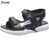 Outdoor Sports Sandals Summer New Open Toe Heightened Platform Sandals Women's Beach Shoes Athleisure Sandals Plus