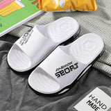Men's Summer Slippers Outdoor Non-Slip Thicken EVA Beach Flip Flops for Men Home Bathroom Comfortable Sandals and