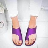 Breakj Lady Wearing Leather Tods And Covers Cool Slippers Women's Large Size Women's Shoes