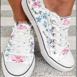 Canvas Shoes 2023 New White Wild Women Large Size Shallow Mouth Lace-up Sports Shoes Casual Flat Women Shoe Femme