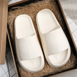 Thick Platform Bathroom Home Slippers 2023 Summer EVA Soft Thick Bottom Beach Sandals Woman Non Slip Flip Flops