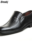 Men Leather Formal Business Shoes Male Office Work Flat Shoes Oxford Breathable Party Wedding Anniversary