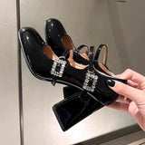 High Heels Shoes Sweet Elegant Mary Jane Shoes Women 2024 New Spring Sexy Dress Party Pumps Women's Shallow Lolita