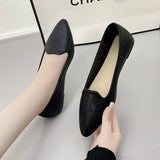 Women Shoes 2024 New Pointed Toe Flat Shoes Slip on Women Loafers Fashion Office Casual Flats Zapatos Mujeres Moccasins