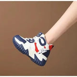 Casual Platform Sport Shoes for Women Lace Up Thick Soled Sneakers Ladies Heighten Casual Shoes Woman Chaussure