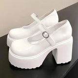 Quality Rubber Sole Japanese Style Platform Lolita Shoes Women Vintage Soft Sister Girls Shoes School mary jane shoes