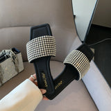 Spring / Summer 2023 Slippers Women's Rhinestone Flat