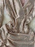 Women Sexy Party Dress V-neck Long Sleeve Irregular Mini Dress Vestidos Slim High Waist Ruched Dot Sequins Glitter Club