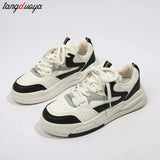 Fashion Womens Sports Shoes Street Student Casual Platform Sneakers Harajuku Comfortable Lace Up Ladies Running