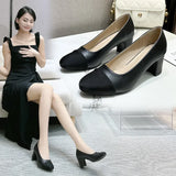 Female Pumps Round Toe Designer Women Shoes Fashion Office Work Wedding Party Shoes Ladies High Heel Shoes Zapatillas