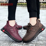 Plush Leather Solid Color Sneakers Women's Fashion and Versatile Lovers' Shoes Light Anti-skid Comfortable Large