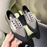 Summer Shoes Woman 2024 Trend Canvas Sport Casual Shoes Spring Flats Sneakers Running Ladies Loafers Pointed Toe