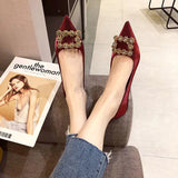 Spring New Women Bridal Shoes Wedding Shoes Faux Silk Satin Rhinestone Crystal Woman Pumps Stiletto Sapato