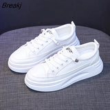 Sneakers Women Shoes Young Ladies Casual Shoes Female Sneakers Brand Woman White Shoes Thick Sole 3cm
