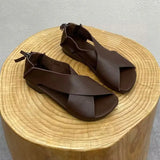 Women Sandals Summer Open Toe Women's Shoes Flat Sandals For Women Non-Slip Comfortable Lightweight Walking