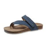 of Womens Summer 2023 Fashion Flat Roman Women Sandals Orthopedic Flip-flops Slippers Ladies Set-toe Platform Beach