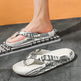 Men's Flip Flops Summer Slippers Family Bathroom Beach Sandals Men Slippers EVA Outdoor Casual Men Flat Shoes Zapatillas