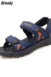 Men'S Sandals Big Size 39-48 Leather Sandals For Men Outdoor Walking Men'S Summer Sandals Comfortable Men