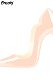 brand shoes plus size 33-45 pointed 12cm high stiletto heels 10cm 8cm shallow fashion classic women pumps QP042