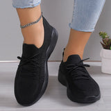 Women's Knitted Breathable Sneakers Lightweight Non Slip Sports Tennis Shoes for Women 2023 Autumn Casual Flats Zapatillas