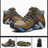 Men Snow Boots Fashionable Outdoor Mountaineering Anti Slip Insulation Plush Waterproof Casual Sports Cotton Shoes Travel