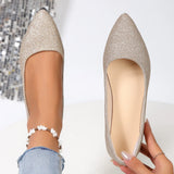 Fashion Slip on Loafers Breathable Summer Ballet Shallow Flats Women Soft Bottom Pointed Toe Boat Shoes Plus Size