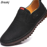 Shoes Men's New Casual Shoes Leather Men's Leather Shoes Soft Cowhide Breathable Business Men's Shoes Peas Shoes