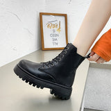 Martin Boots White 2024 New Summer Thin Retro Large Size Korean Version Handsome Locomotive Short