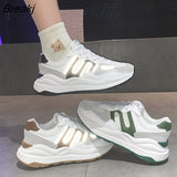 new Lightweight women Sneakers Air Cushion Ladies Trainers Basket femme Platform Sneakers Breathable Comfort running