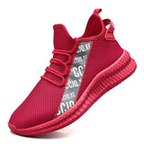 Men Sneakers White Mesh Breathable Trainers Light Running Shoes Comfortable Sports Men Shoes Dropshipping Zapatillas De