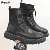 Military Ankle Boots Men Work Shoes Casual 2023 Snow Hunting Tactical Boots Waterproof Leather Lace Up Botas Militares