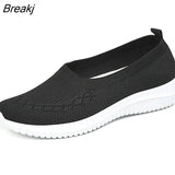 Mesh Women Sneakers Breathable Women Flat Shoes Lightweight Casual Shoes Ladies Lace-up Deportivas Mujer Chaussures