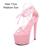 Shoes Women Stilettos Ladies Shoes Platform Sandals New Arrival 2023 Summer High Heels 17cm Sexy High Stiletto