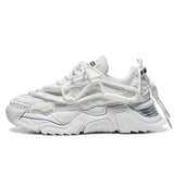 Platform Men Shoes Fashion Clunky Sneakers Men Casual Shoes Breathable Sports Dad Shoes Male Fitness