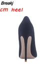 brand 12cm high heel pointed toe sexy stiletto shoe plus big size 10cm 8cm party dating classic woman pumps RM007