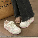 New Japanese Casual Canvas Kawaii Pink Flat Women's Sneakers Platform Sports Shoes Vulcanize Running Lolita Tennis