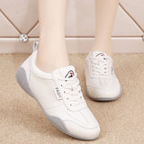 Women Shoes 2024 New Casual Lightweight Sports Shoes WomenBreathable Little White Platform Shoes White Sneakers