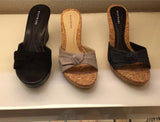 Fashion Slippers Women Summer Shoes High Heel9.5cm Flock Platform Sandals Ladies Wedges Sandals Flip Flops Female