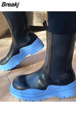 New Women's Boot Design Fall Platform Shoes Women's Chelsea Boots Fashion Women's Ankle Boots Winter Shoes Plus Size