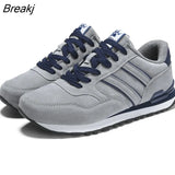 Leather Men Causal Shoes Male Spring Men Casual Light Shoes Sneakers Lac-up Flats Breathable Outdoors