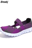 for Women Summer Weave Breathable handmade Shoes Light Flats Nursing Shoes Woman Sandals Handmade Woven Casual Mother