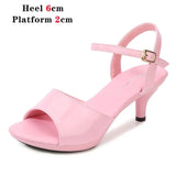 Sandals Women Shoes Size 43 Thin Heels Summer Naked Color Peep Toe High Heels Sexy Nightclub Party Slides Heels