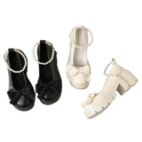 lolita Mary Jane Shoes platform shoes Women Spring Solid Color Thick Bottom Light Leather Shoes Tacones Plataforma