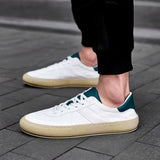 Summer Sneakers Men Casual Shoes Breathable Ice Silk Men Shoes Walking Flat Footwear Soft Bottom White