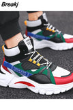 Men's Boots Fashion Thick Bottom Non-slip Warm Winter Shoes for Men Fur Warm Ankle Snow Boots Footwear Male Sneakers 2023