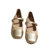 Autumn New Mary Jane Shoes Low Heel Women Pumps Shoes Ladies Office Dress Square Toe Walking Shoes Zapatillas