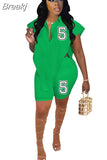 Sexy Hollow Two Piece Set 2023 Summer Tracksuit Women Side Hollw Out Lapel Shirt + Bodycon Shorts Club Matching